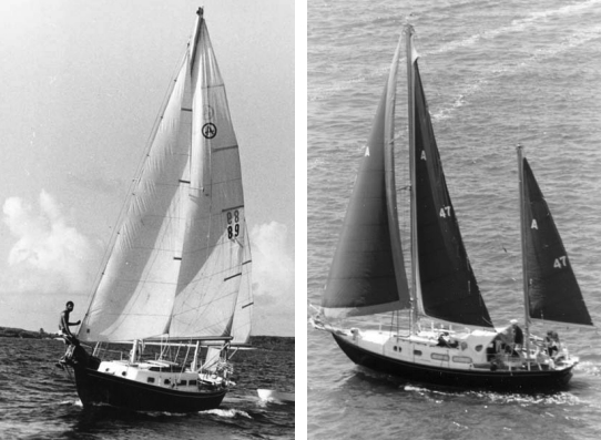 Two views of the Seawind 30 provided by Peter Edwards, secretary of the Allied Seawind Owners’ Association.