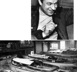 The Hallberg yard, at right. Above, Christoph Rassy.