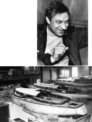 The Hallberg yard, at right. Above, Christoph Rassy.