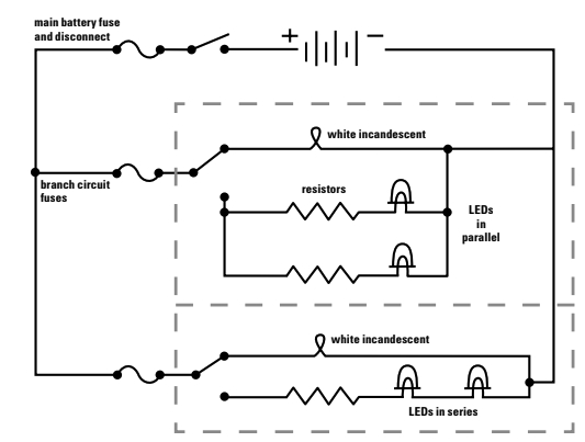 LED circuit examples