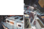 Picture of a man working on a boat