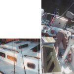 Picture of a man working on a boat