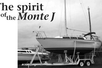 A picture of Monte J on her trailer