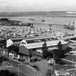 Since its inception in 1782, Camper & Nicholsons has occupied several sites. The current one, in Gosport, England, is the site of Francis Amos’ original plot. It is shown here in the 1970s.