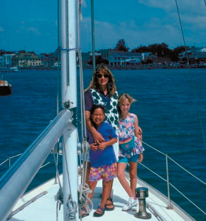 Barbara Theisen and daughters.