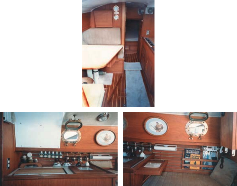 Raven’s interior, below, is a masterpiece of cozy comfort.