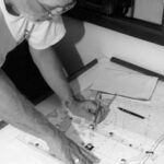 Jerry learns to use the Weems & Plath GPS Plotter. During the summer of 2002, he developed a real appreciation for this tool.