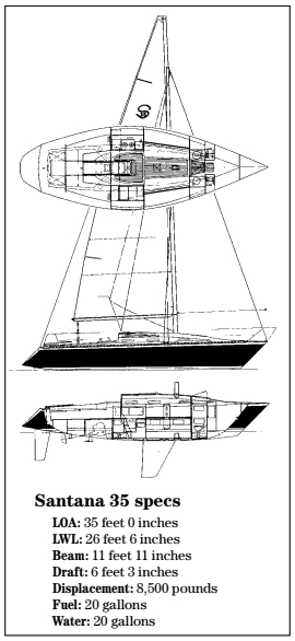 Santana 35 specs