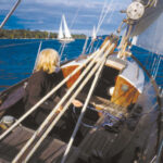 Ulysses, a Nationale Kreuzer 45, sailing in recent years.
