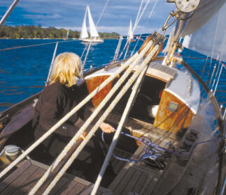 Ulysses, a Nationale Kreuzer 45, sailing in recent years.