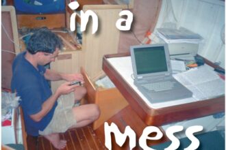 man in a boat