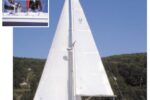 Dale Longtin and Cori Breidenbach, top left, rarely miss a summer weekend aboard Carina, at right, their highly modified and well-maintained Ericson 29.