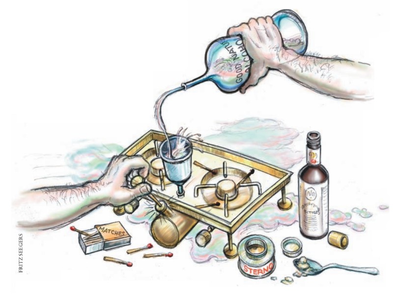 Illustration of a princess stove