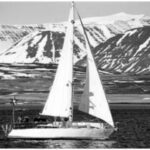 For 5 years Dave and Jaja Martin and family sailed and lived aboard their 33-foot sloop, Driver, in Newfoundland, Greenland, Iceland, and the Arctic waters of Norway and Spitsbergen.