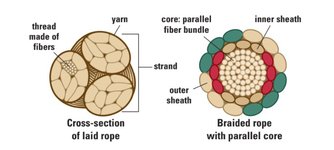 Illustration of ropes