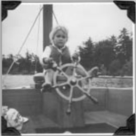 Once we had our own boat in the water, Tamara — hull No. 3 — Dad put me in charge of the helm . . . at least while we were at anchor.