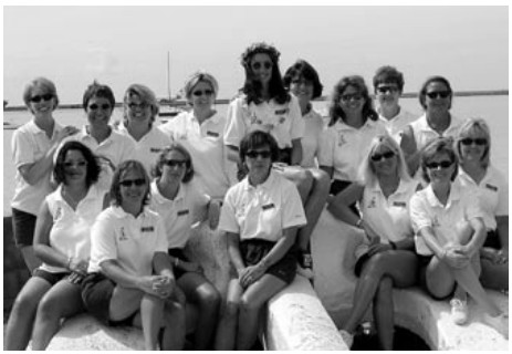 The Wet Hens instructors pose for a group photo, May 2003.
