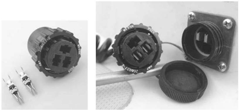 Replacing your unreliable cigarette lighter receptacle is a simple do-it-yourself project. You need the parts shown here. Purchase extra spare parts while you’re at it.