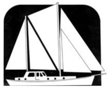 As shown, the author flattened the aft bustle, softened the chines, removed the beakhead, and replaced the swing keel with a daggerboard. Soleares’ sheerline was struck from the original bulwark rail, giving her topsides nearly twice the height of the original craft. The wheel-house is over the engine room.