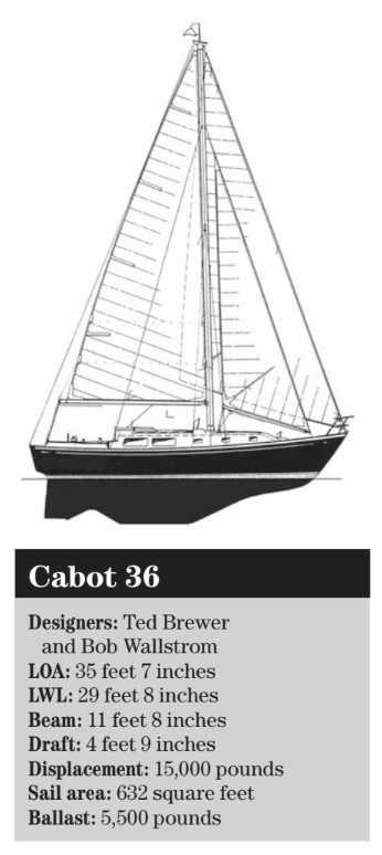 Cabot 36 boat specs