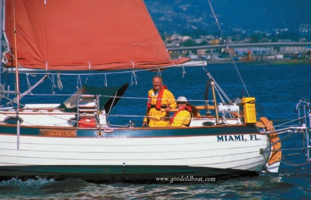In spite of being heavy and robust, Guenevere starts all sails in the San Francisco area with reefed sails, truly a strong statement regarding the windy conditions of the area.