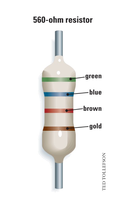 560-ohm resistor diagram