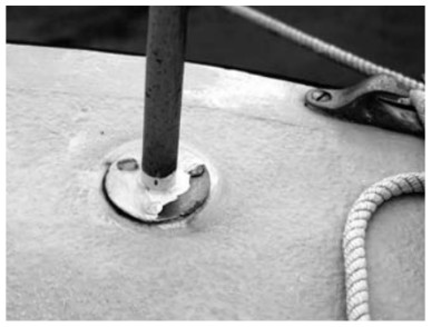 Tracing rust stains to their source can aid in identifying the source and type of corrosion.
