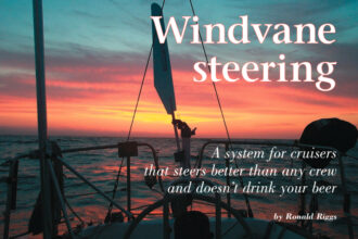 Picture of a windvane steering system
