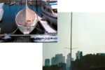 Winter in Kingman’s Marina in Cataumet, Mass., and in Constitution Marina in Charleston, Mass.