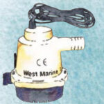 Electric bilge pump, to be used with an external switch