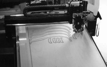 CNC cutter saves time, cuts down on waste, and increases accuracy.