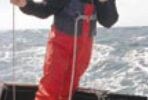 Picture of a man on a choppy sea
