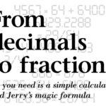 From decimals to fractions title card