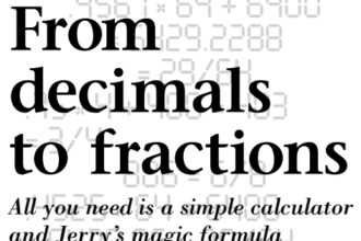 From decimals to fractions title card