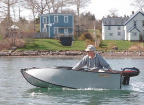 Before leaving Nova Scotia for a cruise down the East Coast, Silver Donald Cameron goes for a spin in his Porta-Bote.