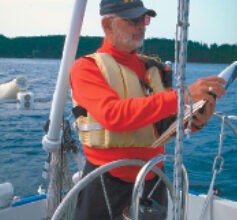 Picture of a man sailing