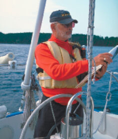 Picture of a man sailing