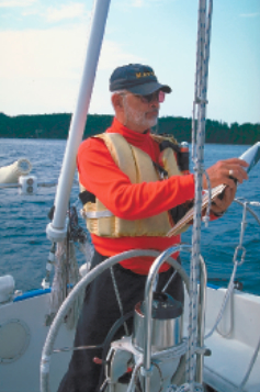 Picture of a man sailing
