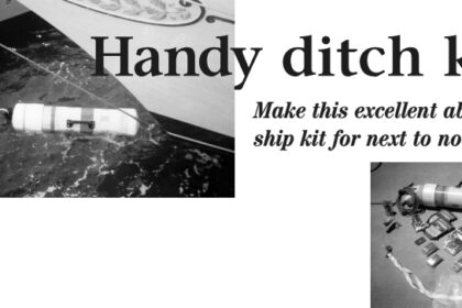Pictures of an abandon ship kit