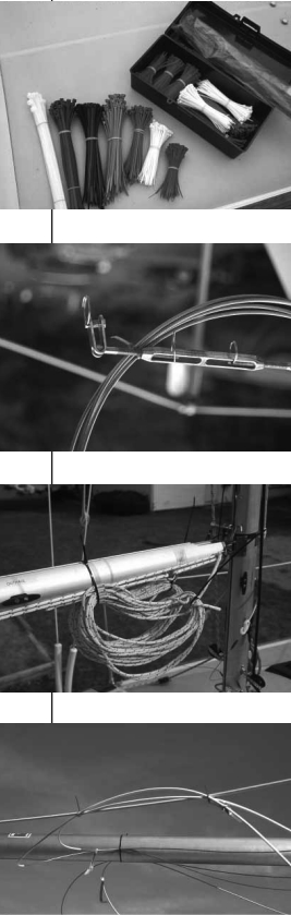 Simple and versatile, cable ties bind things together quickly and securely, leave no sticky residue, and are inexpensive and easy to remove.