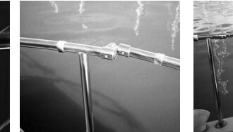 Pictures of a boarding gate setup