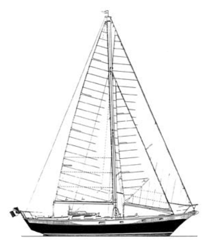 Blue Jeans, even without a bowsprit, is definitely a cutter due to her mast location and small mainsail.
