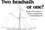 The British revenue cutters of the late 1700s and early 1800s carried ample sail, enough to keep a large crew busy when chasing the elusive French smugglers. Note the squaresails and the extension of the mainsail.