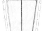 Measure your companionway opening at the top and bottom and also from the forward face of the wood strip installed on the top of the companionway slide.