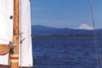 Picture of the water from a boat