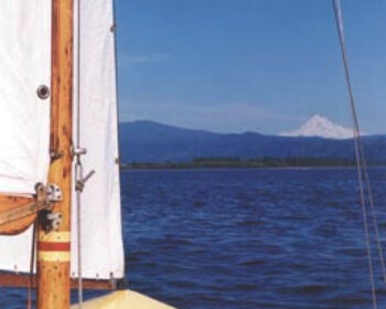 Picture of the water from a boat