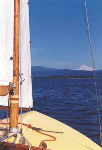 Picture of the water from a boat