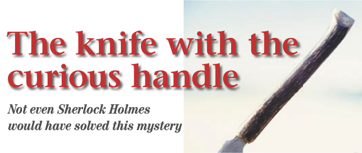 Picture of a knife handle