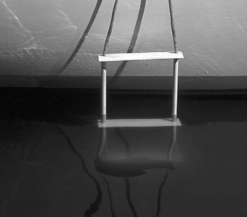 Picture of an overboard ladder