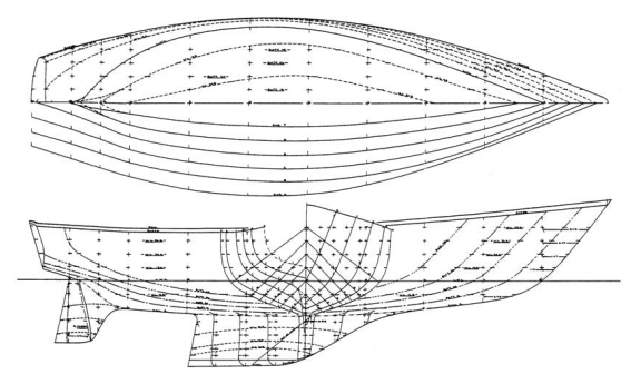 The lines of the 1971 Black Velvet design show a substantial bustle.
